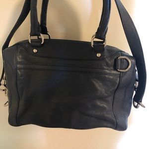 Rebecca minkoff leather crossbody with studs